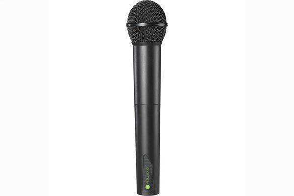 Audio-Technica ATW-T902A System 9 wireless system handheld microphone/transmitter with unidirectional dynamic element with AT8456a quiet-flex stand clamp. Microphones Audio-Technica