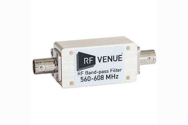 RF Venue BPF560T608 Band-pass Filter 560-608 MHz Assistive Listening RF Venue