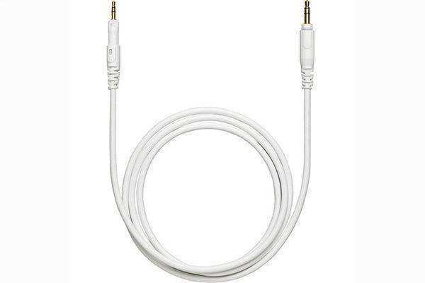 Audio-Technica HP-SC-WH 1.2m (3.9') straight (white), replacement cable for ATH-M50xWH. Includes 6.3 mm (1/4") screw-on adapter. Microphones Audio-Technica