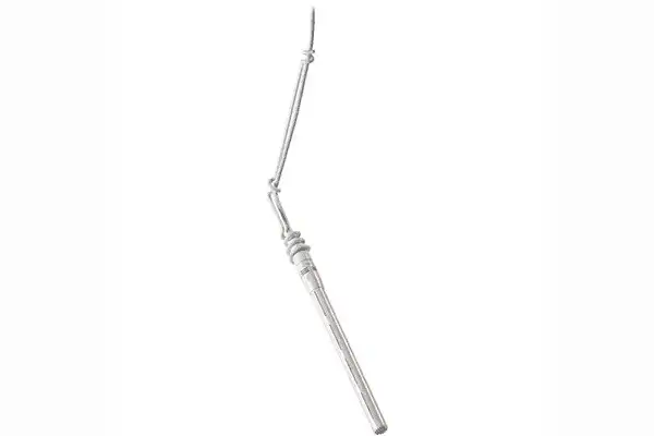 Audio-Technica U853RWU Miniature UniLine condenser hanging microphone, phantom power only, includes in-line power module, white Microphones Audio-Technica