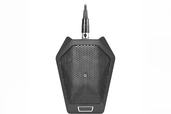 Audio-Technica U891RBO Omnidirectional condenser boundary microphone with switch, RGB LED and integral power module, phantom power only Microphones Audio-Technica