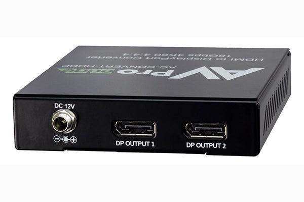 AVPro Edge AC-CONVERT-HDDP HDMI to DisplayPort Converter and 1x2 Distribution Amplifier Video Transmitters AVPro Edge