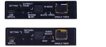 AVPro Edge AC-EXO-444-KIT 4K HDMI Extender via Optical Fiber; up to 2 Kilometers using Single Mode Fiber, up to 300 meters using Multimode fiber. Video Transmitters AVPro Edge