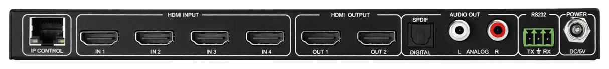 AVPro Edge AC-MX-42 18Gbps 4K60 4:4:4, 4x2 Matrix & Auto Switch/AVR Bypass Video Transmitters AVPro Edge