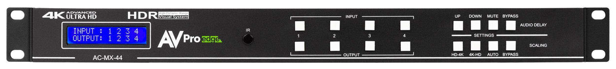 AVPro Edge AC-MX-44 18Gbps 4K60 4:4:4, 4x4 Matrix Video Transmitters AVPro Edge