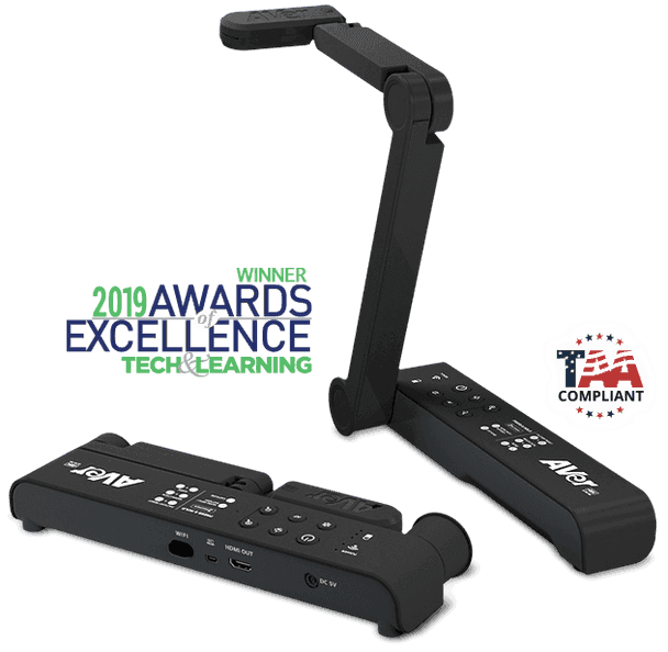 AVer M15W Wireless 4K Document Camera with 23x Digital Zoom - VSIONM15W Video Cameras AVer