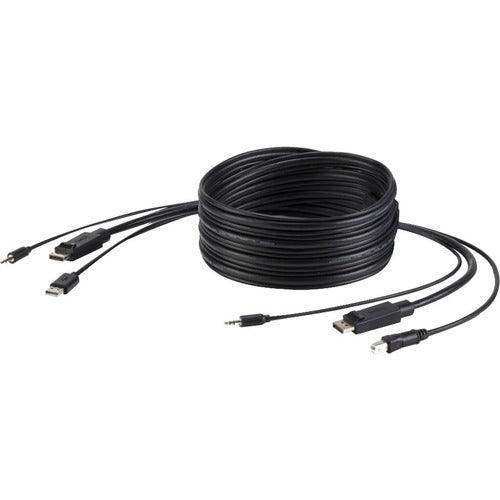 Belkin KVM Cable -TAA DP/USB/Aud SKVM CBL, DP M/M; USB A/B (6 ft) - F1D9019B06T Networking Belkin