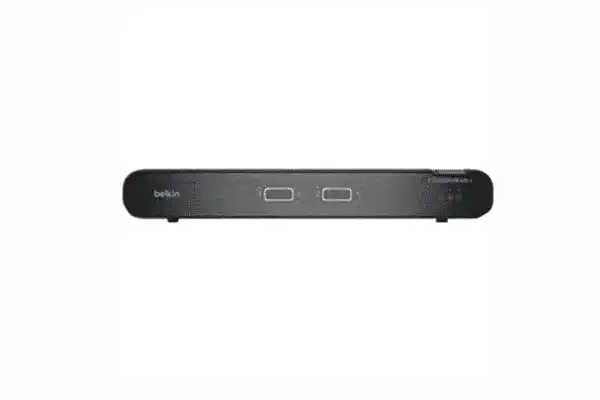 Belkin Universal 2nd Gen Secure KVM Switch, 2-Port Dual Head w/CAC Networking Belkin