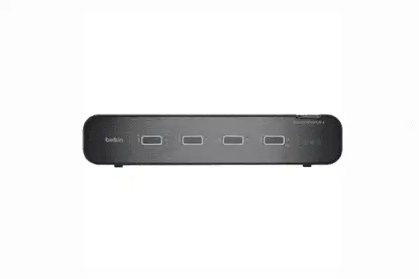 Belkin Universal 2nd Gen Secure KVM Switch, 4-Port Dual Head No CAC Networking Belkin