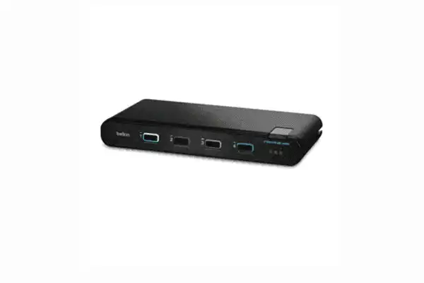 Belkin Universal 2nd Gen Secure KVM Switch, 4-Port Single Head No CAC Networking Belkin