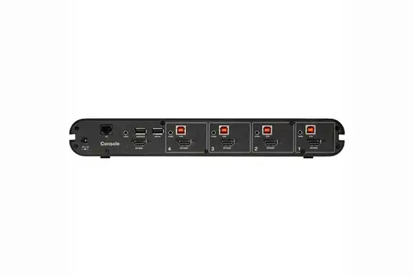 Belkin Universal 2nd Gen Secure KVM Switch, 4-Port Single Head No CAC Networking Belkin