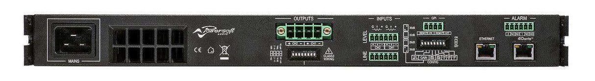 Biamp Community ALC-3202D 2 Channels x 3200W + DSP and Dante Amplified Loudspeaker Controller - 911.1352.900 Audio Amplifiers Biamp