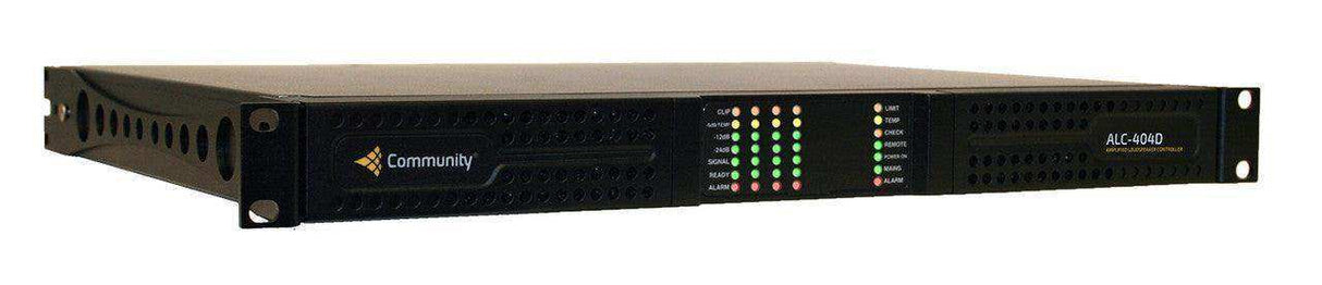 Biamp Community ALC-404D 4 Channels x 400W + DSP and Dante Amplified Loudspeaker Controllers - 911.1353.900 Audio Amplifiers Biamp