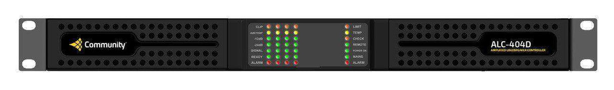 Biamp Community ALC-404D 4 Channels x 400W + DSP and Dante Amplified Loudspeaker Controllers - 911.1353.900 Audio Amplifiers Biamp