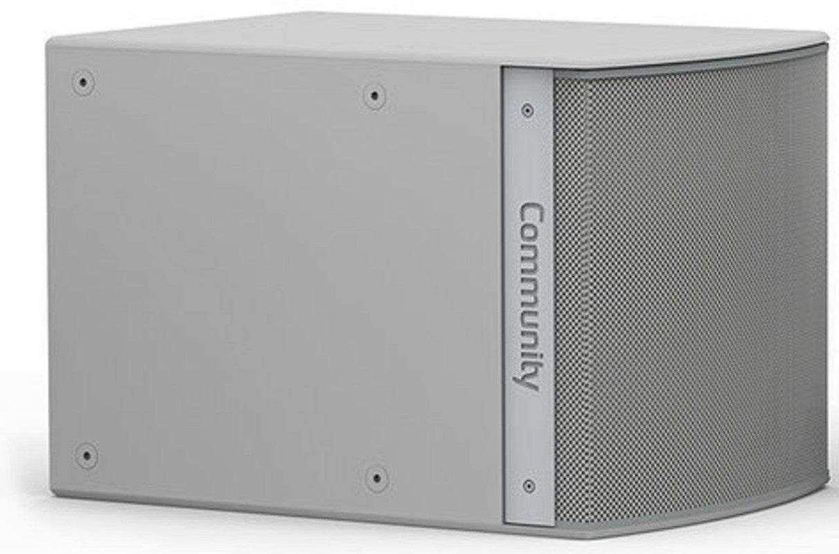 Biamp Community IS6-112WR Medium Power 12-Inch Subwoofer (Weather Resistant, Grey) Speakers Biamp