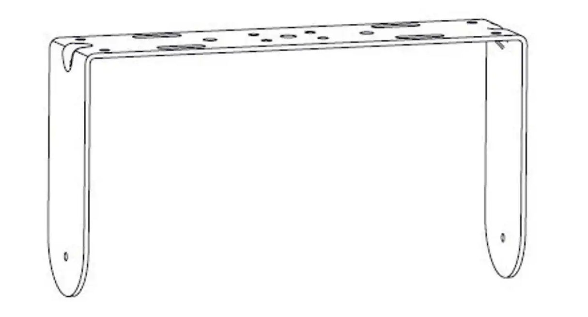 Biamp Community IUB1082WRG U-Bracket for IC6-1082 (Weather-Resistant, Grey) Speakers Biamp