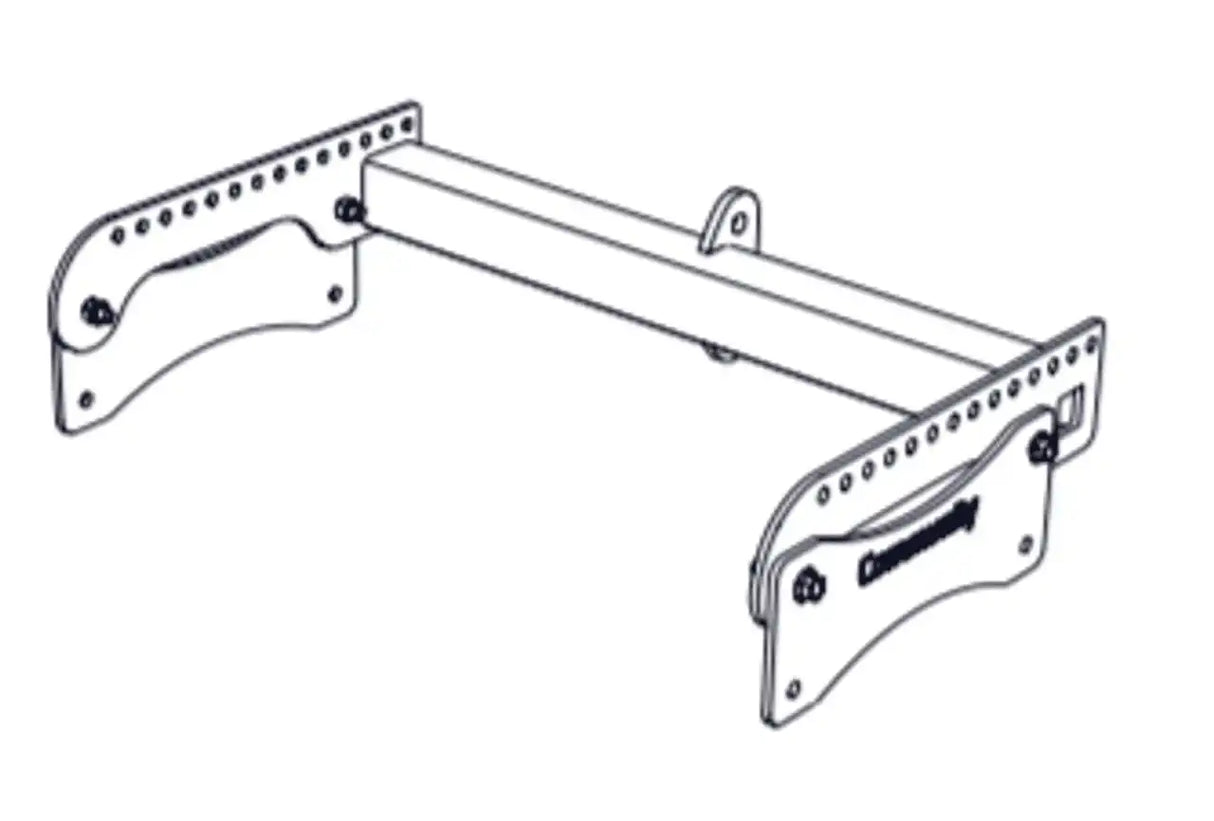 Biamp Community IV6-LAF-PB IV6 Light array frame/Pullback bar (Black) - 911.1206.900 Speakers Biamp