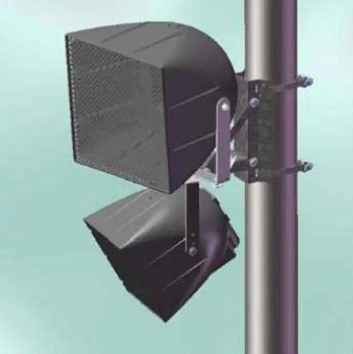 Biamp Community PMB-2RR Pole Mount Bracket, Single/Dual Loudspeakers, Pan-Tilt Speakers Biamp
