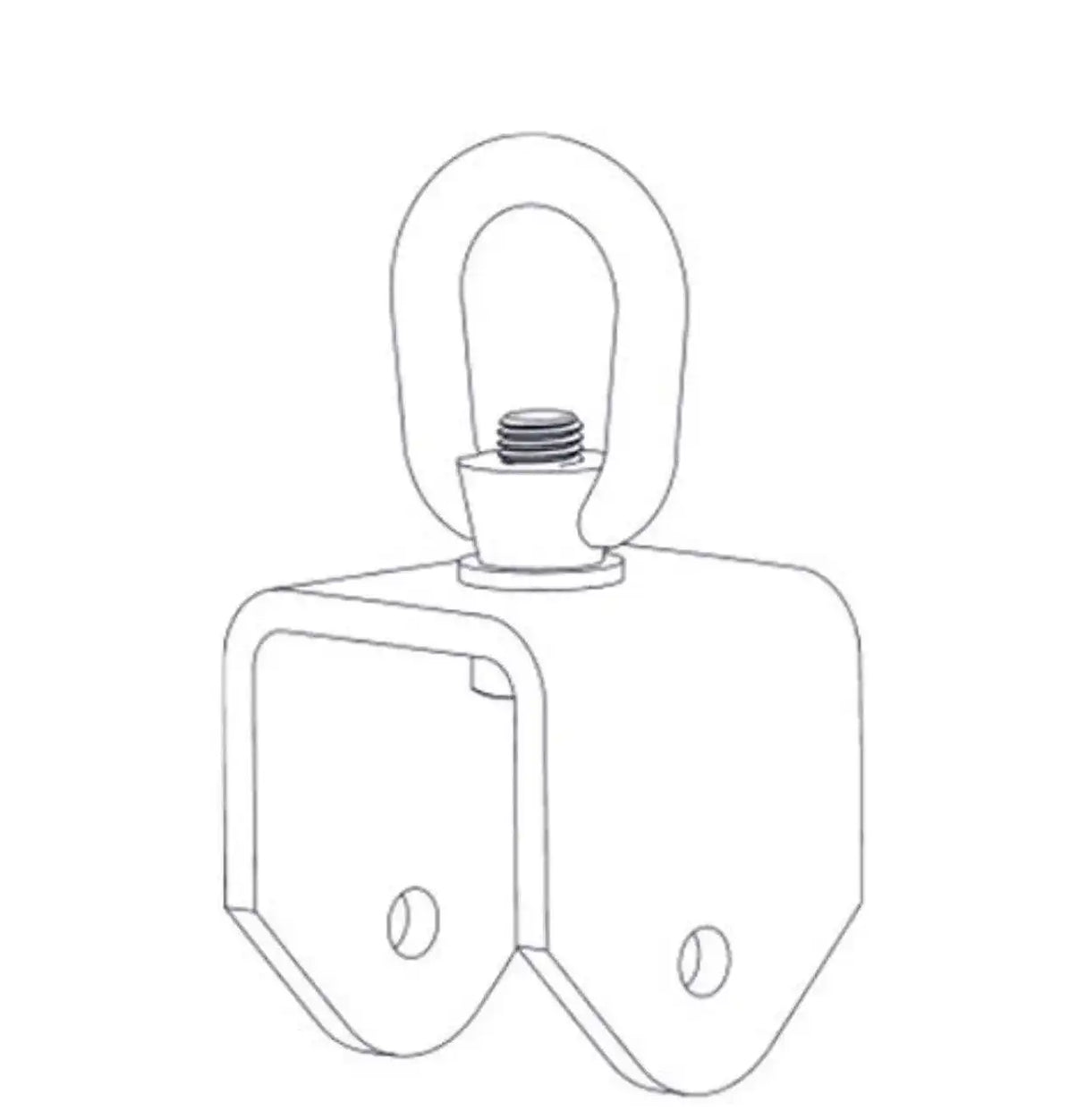 Biamp Community PY1-EN750-1550 Lift point for array frames (Black) - 911.1232.900 Speakers Biamp