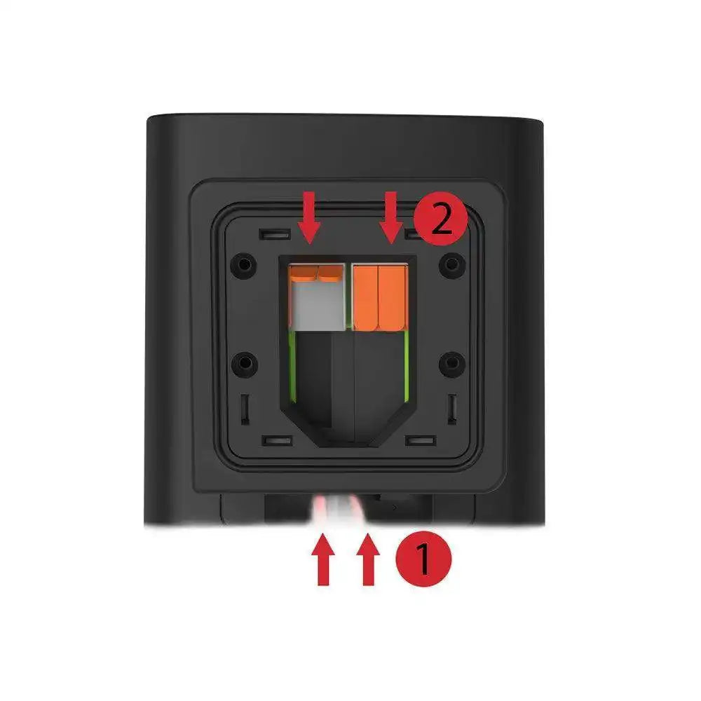 Biamp Desono CMX-LG ClickMount Pan-Tilt Bracket, Large, Fits EX-S8, EX-S10 and EX-S10SUB Loudspeakers (Black) - 911.1828.900 Speakers Biamp