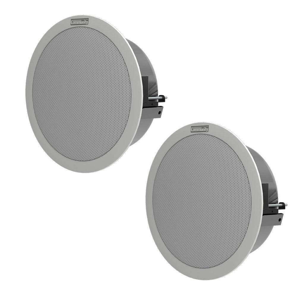Biamp Desono D4 4.5-Inch Ceiling Loudspeaker (White / Pair) Speakers Biamp
