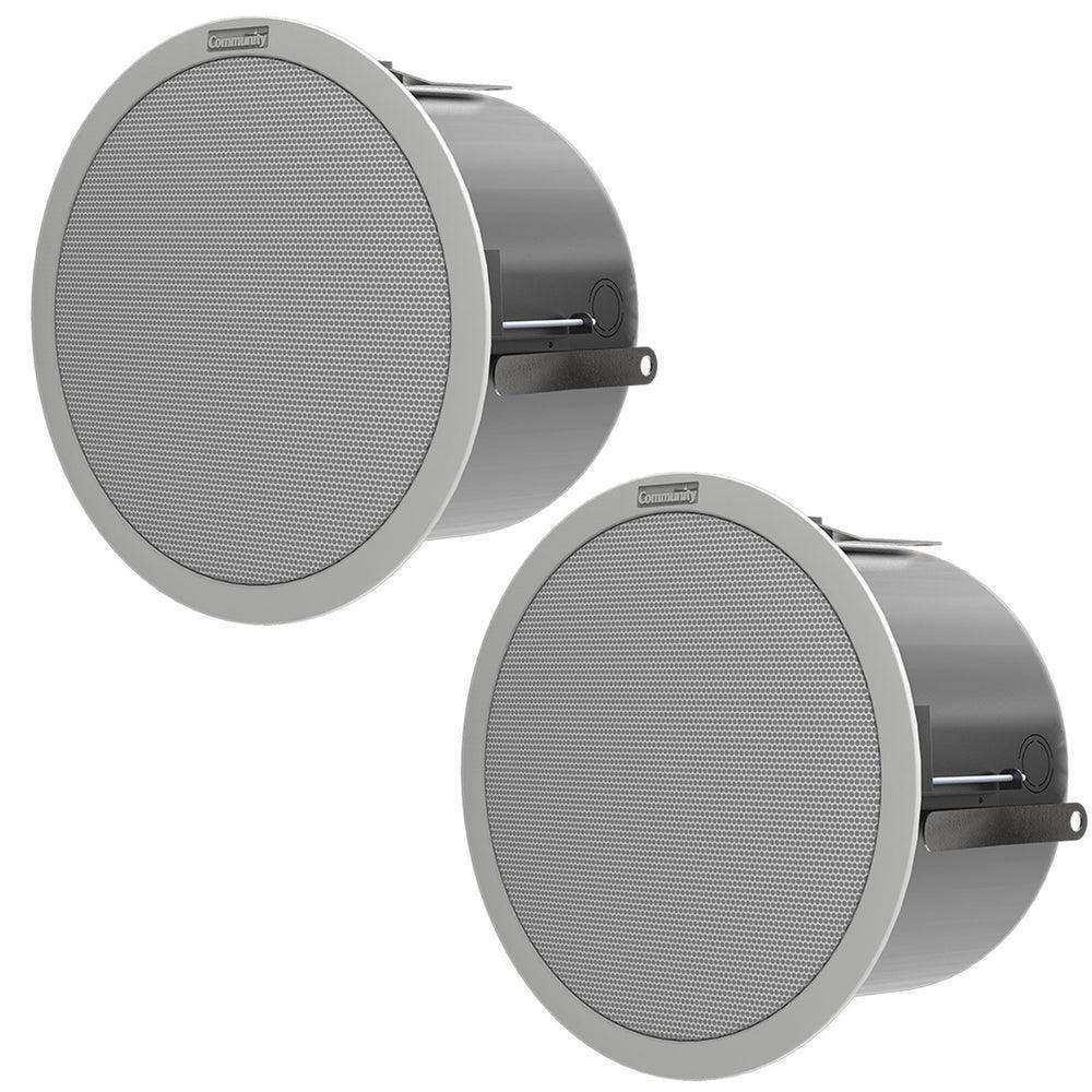 Biamp Desono D6 6.5-Inch Ceiling Loudspeaker (Pair, White) - 911.0547.900 Speakers Biamp
