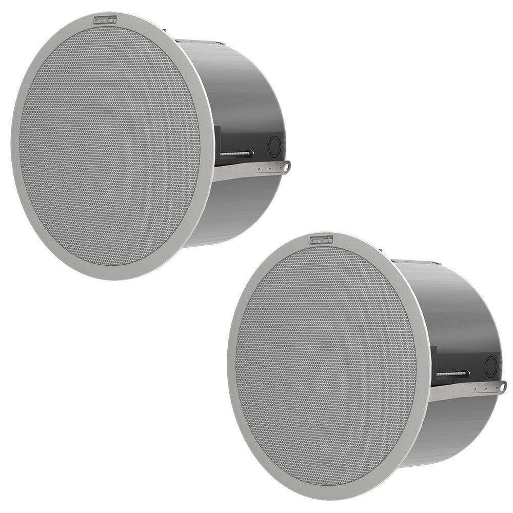 Biamp Desono D8 8-Inch Ceiling Loudspeaker (White / Pair) - 911.0549.900 Speakers Biamp