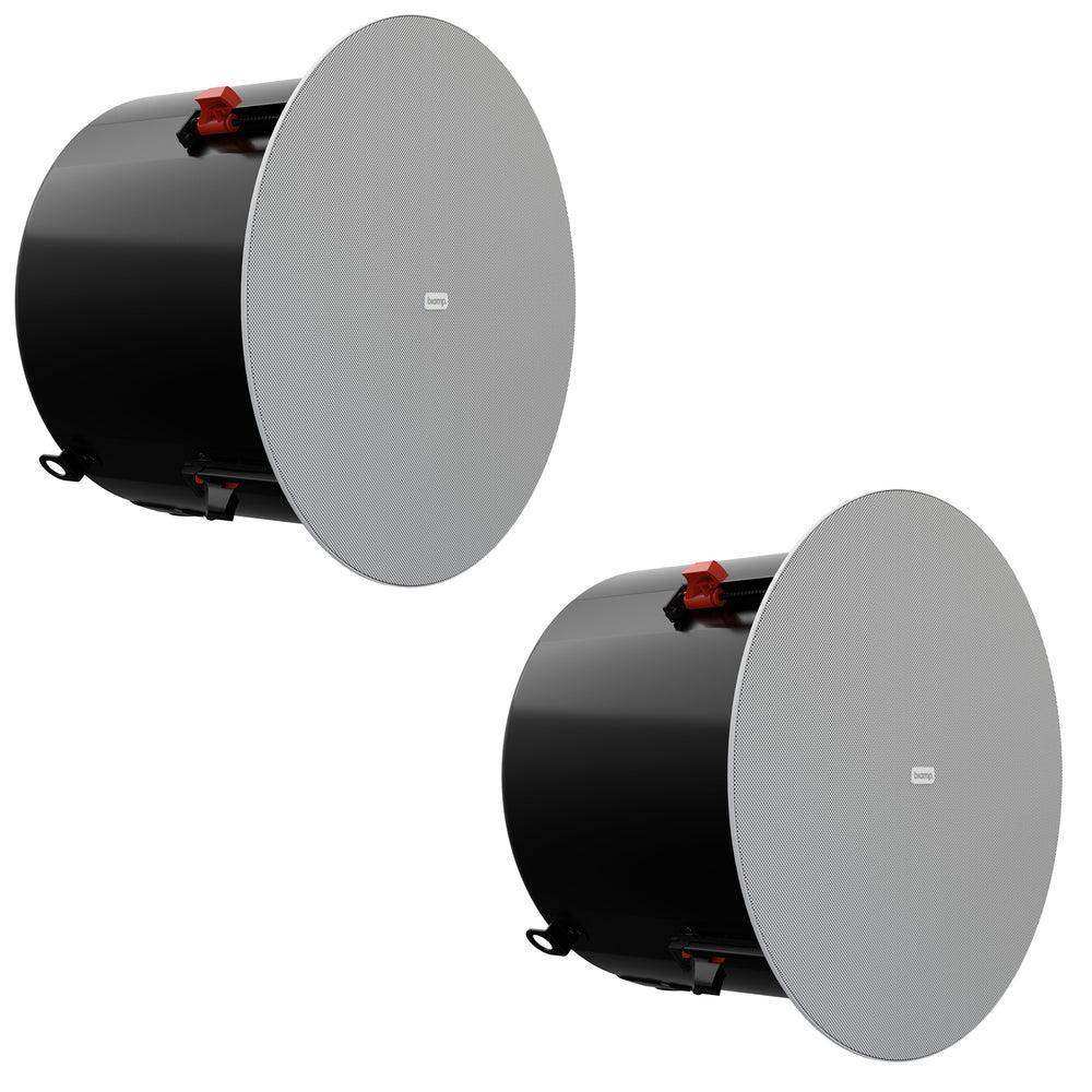 Biamp Desono DX-IC10SUB-W 10” High Output In-Ceiling Subwoofer w/ Internal Crossover. 8 Ohm or 70V/100V operation (White / Pair) - 910.0101.900 Speakers Biamp