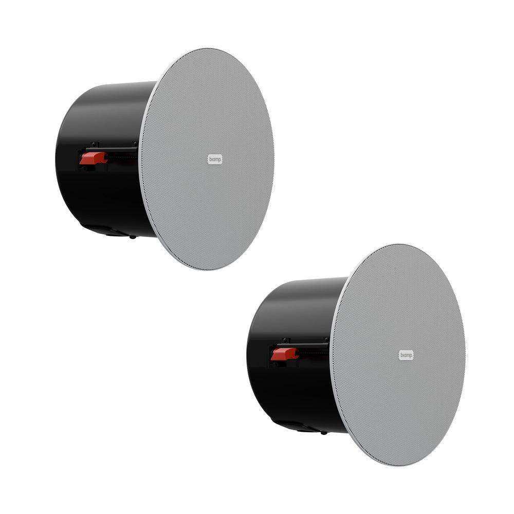Biamp Desono DX-IC4-W 4.5” High Efficiency Coaxial In-Ceiling Loudspeaker w/ HF compression driver. 8 Ohm or 70V/100V operation (White / Pair) - 910.0102.900 Speakers Biamp