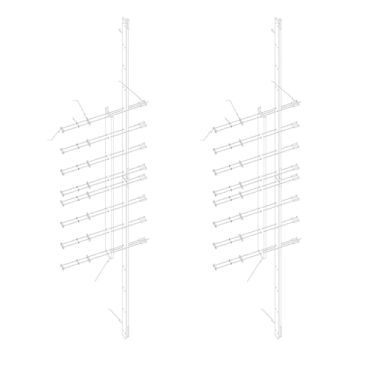 Biamp Desono ENT-CB2 ENTASYS Coupler Bracket Qty 2 (Black) - 911.1384.900 Speakers Biamp
