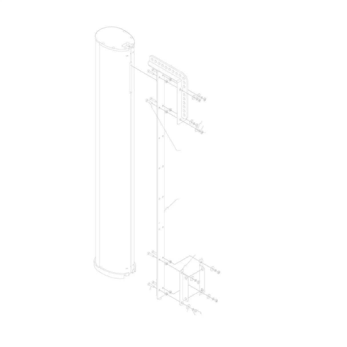 Biamp Desono ENT-FK ENTASYS Fly Kit (Black) - 911.1386.900 Speakers Biamp