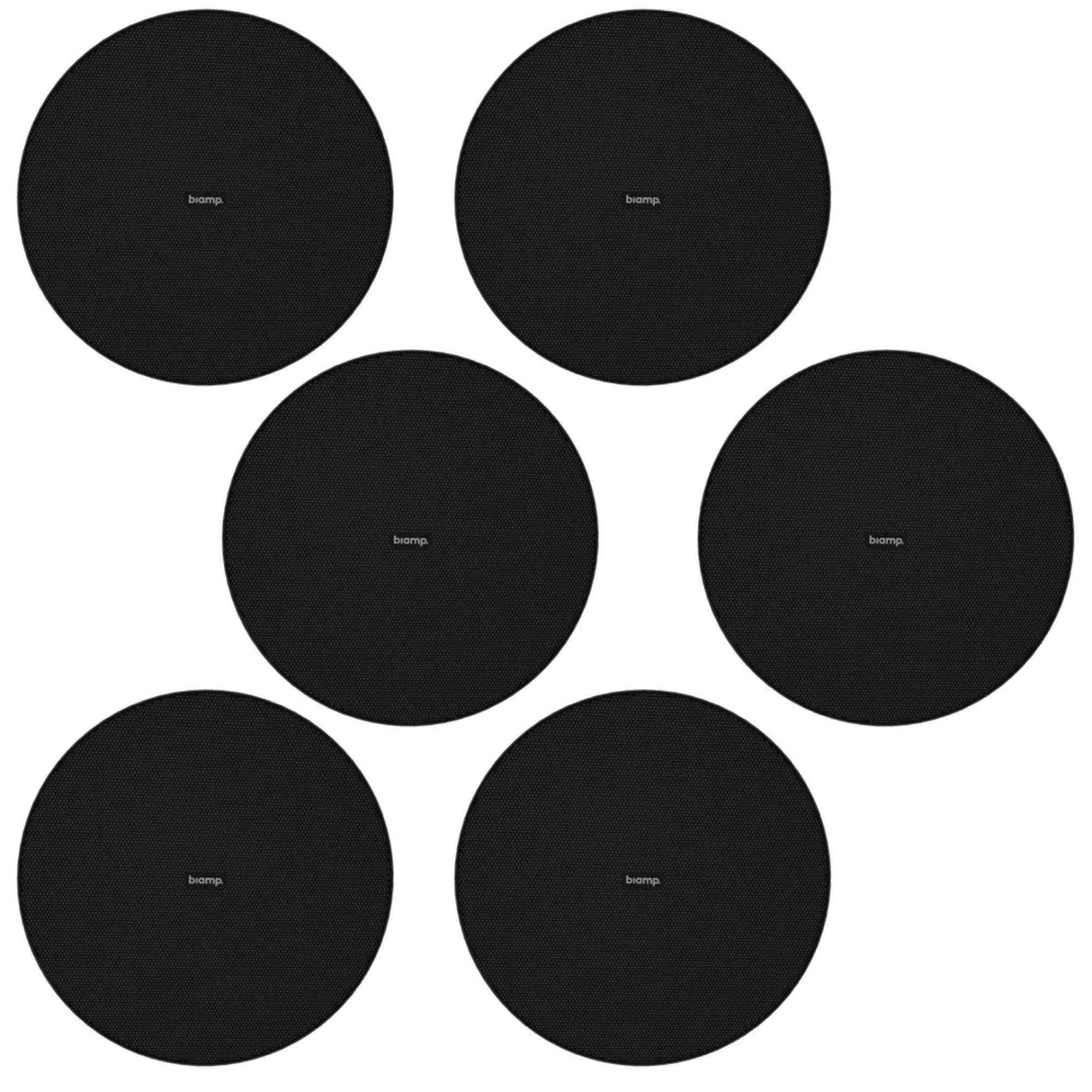 Biamp Desono SPA-GRB400 Black Grille, 6-pack (DX-IC6) - 909.0102.900 Speakers Biamp