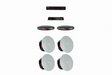 Biamp Devio MRB-L-SCX400-T Large meeting room bundle with Devio SCX 400 and black table microphones - 950.1793.900 Audio Conferencing Biamp