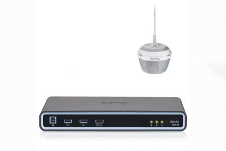 Biamp Devio SCR-20C Pendant Microphone Solution (White mic) - 911.0490.900 Audio Conferencing Biamp