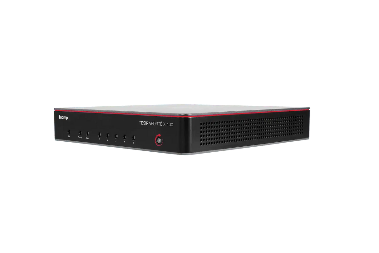 Biamp Tesira MRB-L-X400-C-CIC6LP-TAA Certified large room bundle with TesiraFORTE X 400 and ceiling microphones Audio Conferencing Biamp