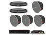 Biamp Tesira MRB-L-X400-T Certified large room bundle with TesiraFORTE X 400 and table microphones - 950.1807.900 Audio Conferencing Biamp