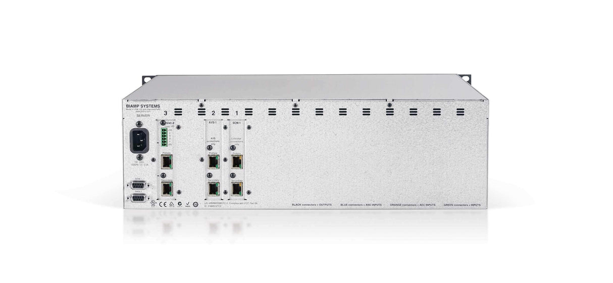 Biamp Tesira SERVER-IO AVB Configurable I/O DSP with AVB - 911.0301.900 Audio Signal Processing Biamp
