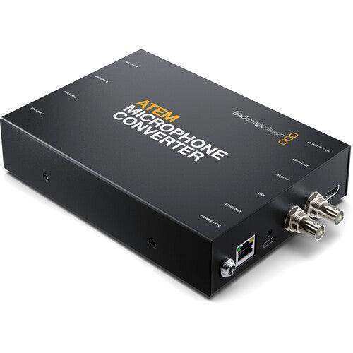 Blackmagic Design ATEM Microphone Converter - SWATEMTVSTDMC Audio Components Blackmagic Design