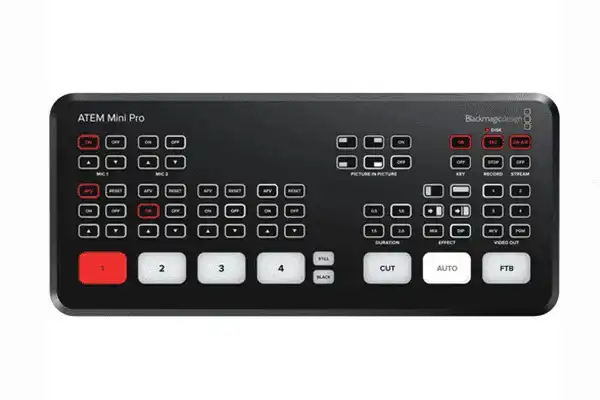 Blackmagic Design ATEM Mini Pro HDMI Live Stream Switcher-SWATEMMINIBPR Production Blackmagic Design