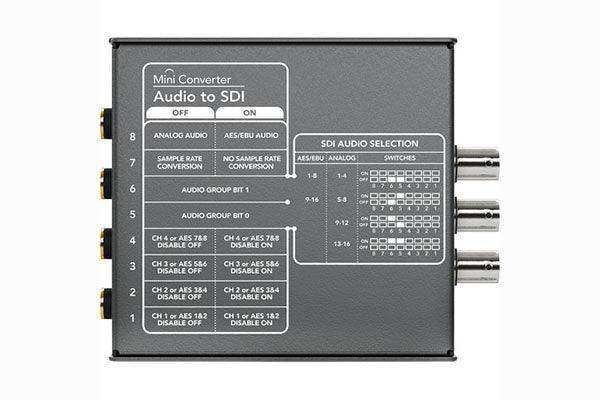 Blackmagic Design Audio to SDI Mini Converter - CONVMCAUDS2 Production Blackmagic Design