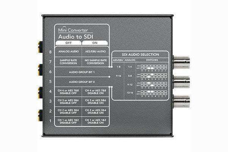 Blackmagic Design Audio to SDI Mini Converter - CONVMCAUDS2 Production Blackmagic Design