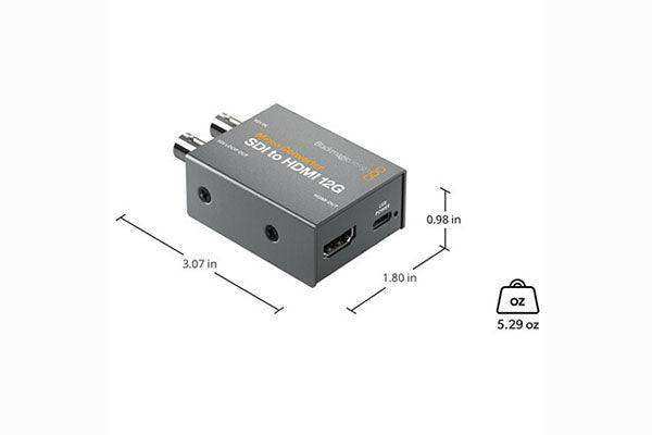 Blackmagic Design Micro Converter SDI to HDMI 12G - CONVCMIC/SH12G Production Blackmagic Design
