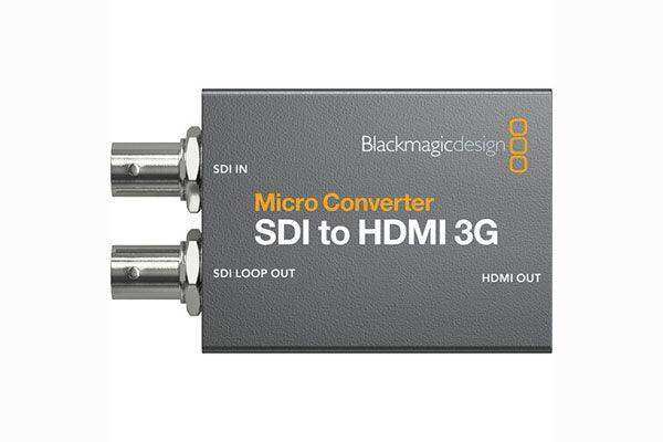 Blackmagic Design Micro Converter - SDI to HDMI 3G (No Power Supply) - CONVCMIC/SH03G Production Blackmagic Design