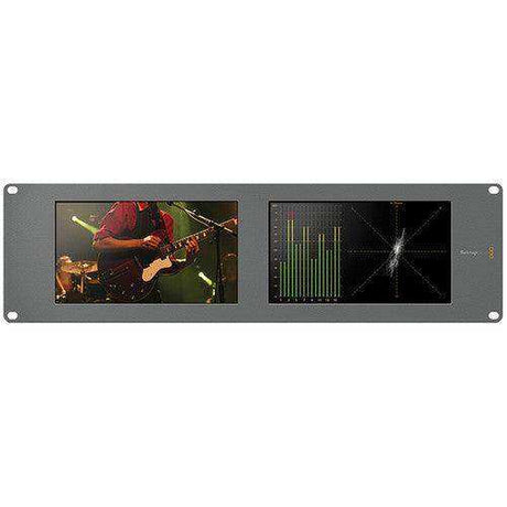 Blackmagic Design SmartScope Duo 4K Rack-Mounted Dual 6G-SDI Monitors - HDL-SMTWSCOPEDUO4K2 Production Blackmagic Design