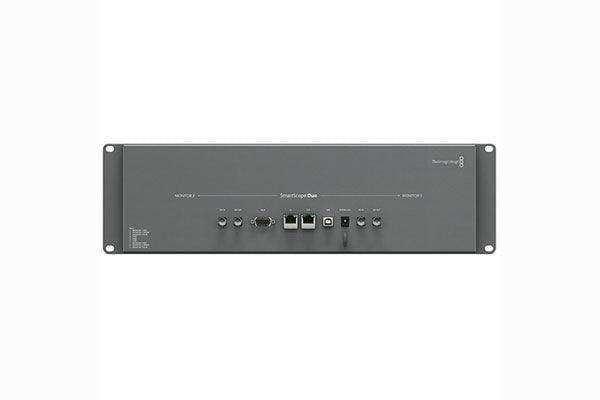 Blackmagic Design SmartScope Duo 4K Rack-Mounted Dual 6G-SDI Monitors - HDL-SMTWSCOPEDUO4K2 Production Blackmagic Design