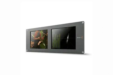 Blackmagic Design SmartScope Duo 4K Rack-Mounted Dual 6G-SDI Monitors - HDL-SMTWSCOPEDUO4K2 Production Blackmagic Design