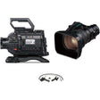 Blackmagic Design URSA Broadcast G2 with Fujinon XA20sX8.5BRM-K3 and MS-01 Semi Servo Rear Control Accessory Kit CINEURSAMWC6KG2-XA20sX8.5BRM-kit Production Blackmagic Design