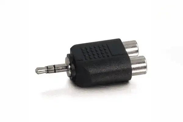 C2G 3.5mm Stereo Male to Dual RCA Female Audio Adapter (TAA Compliant) - CG40645 Audio & Video Cables C2G