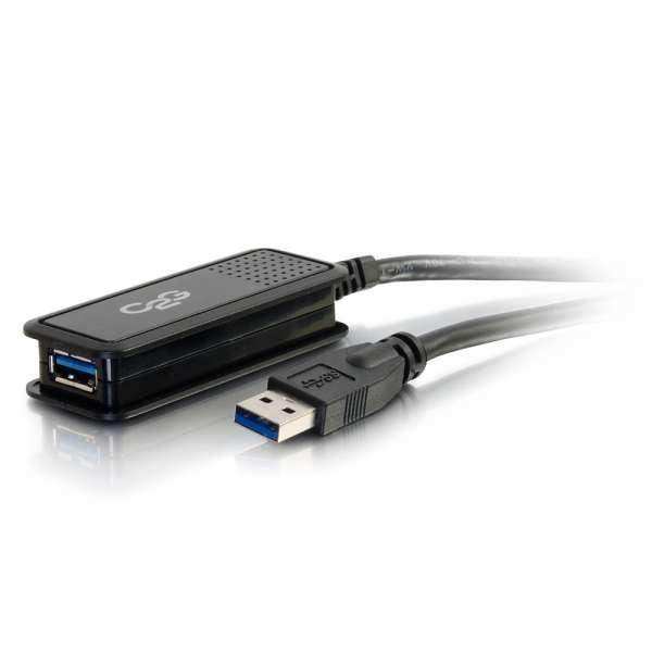 C2G 5m USB 3.0 USB-A Male to USB-A Female Active Extension Cable - CG39939 Audio & Video Cables C2G