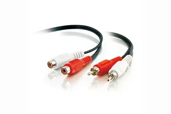 C2G 6ft (1.8m) Value Series™ RCA Stereo Audio Extension Cable - CG40468 Audio & Video Cables C2G